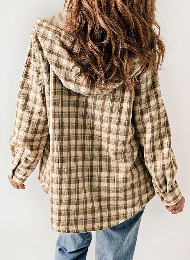 Elvessa | Checked Flannel Jacket