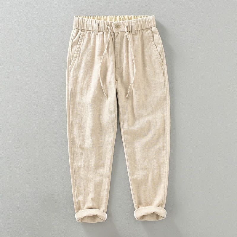 Elliot Linen-Cotton Trousers