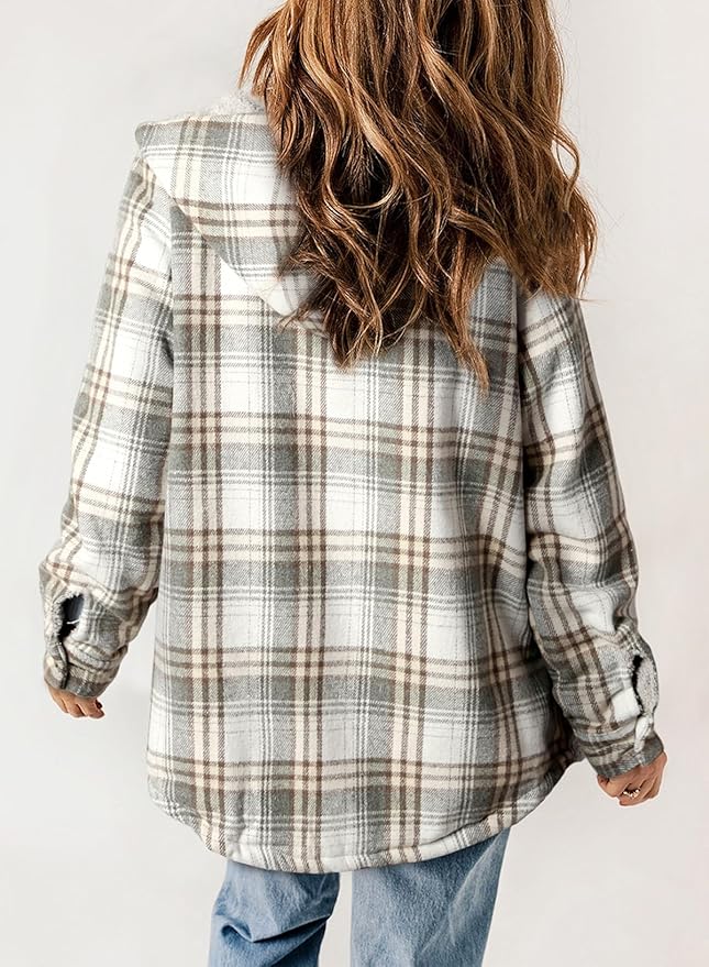 Elvessa | Checked Flannel Jacket
