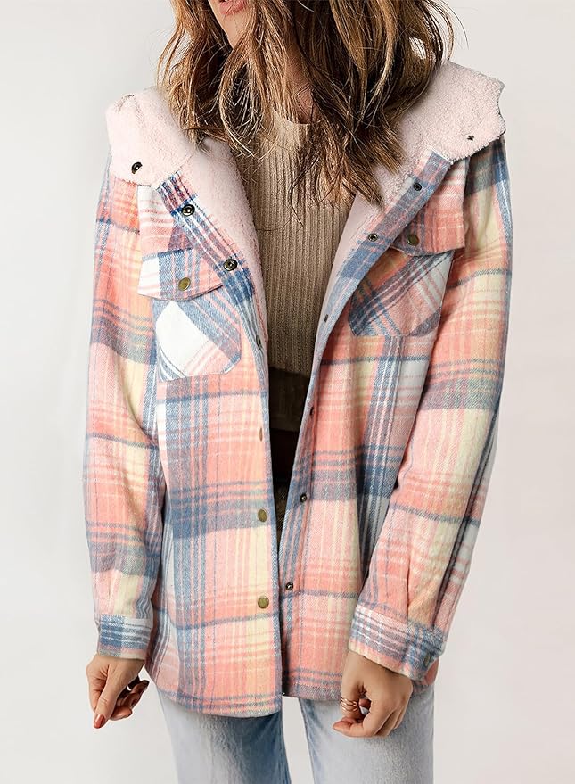 Elvessa | Checked Flannel Jacket