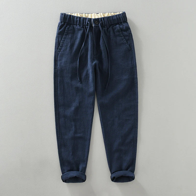 Elliot Linen-Cotton Trousers