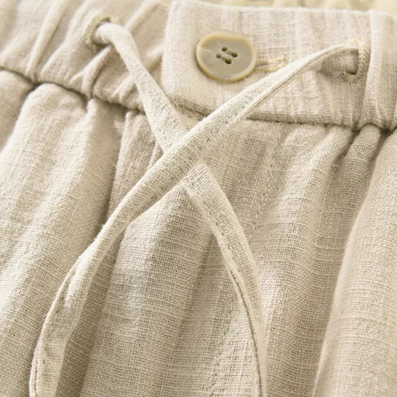 Elliot Linen-Cotton Trousers