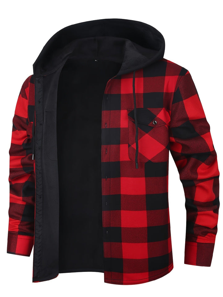 Desmond | Quilted Checkered Shirt Jacket