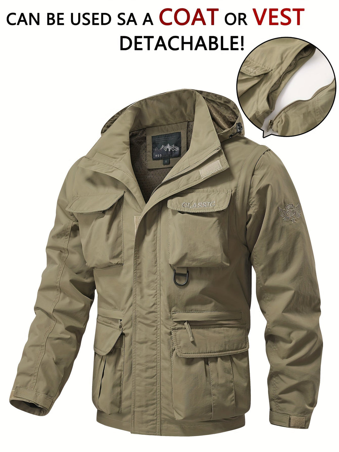 Dexter | Robust Multi-Pocket Cargo Jacket