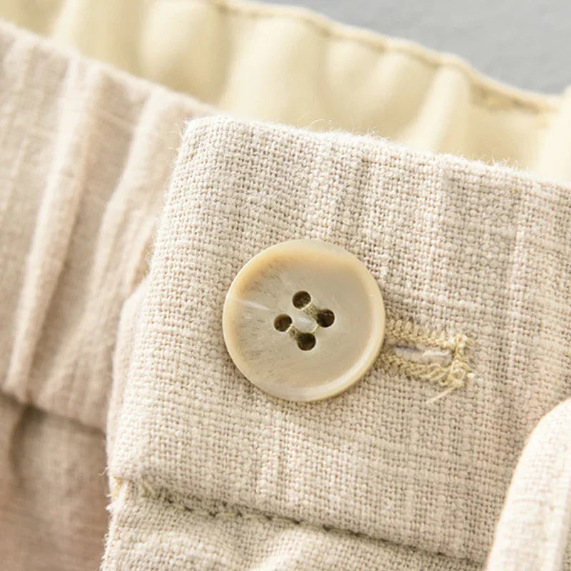 Elliot Linen-Cotton Trousers