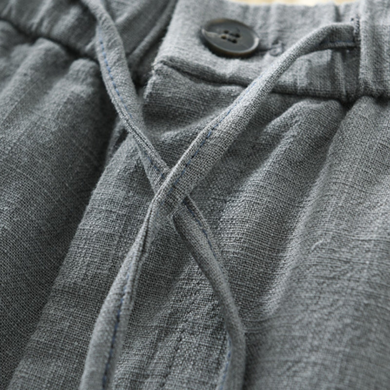 Elliot Linen-Cotton Trousers