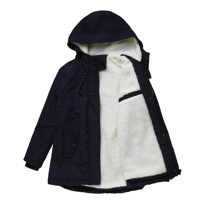AMINA - Insulated winter coat with hood and quilted lining for ultimate warmth comfort