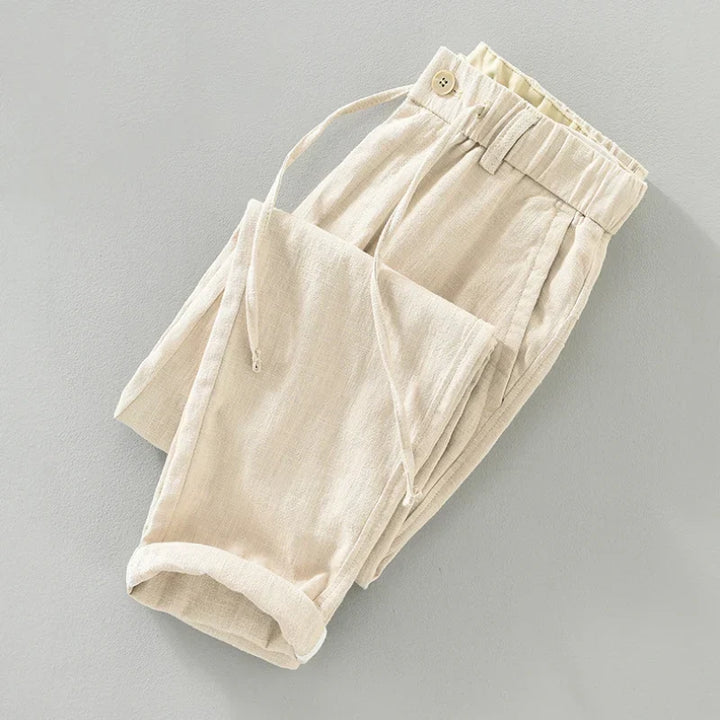 Elliot Linen-Cotton Trousers