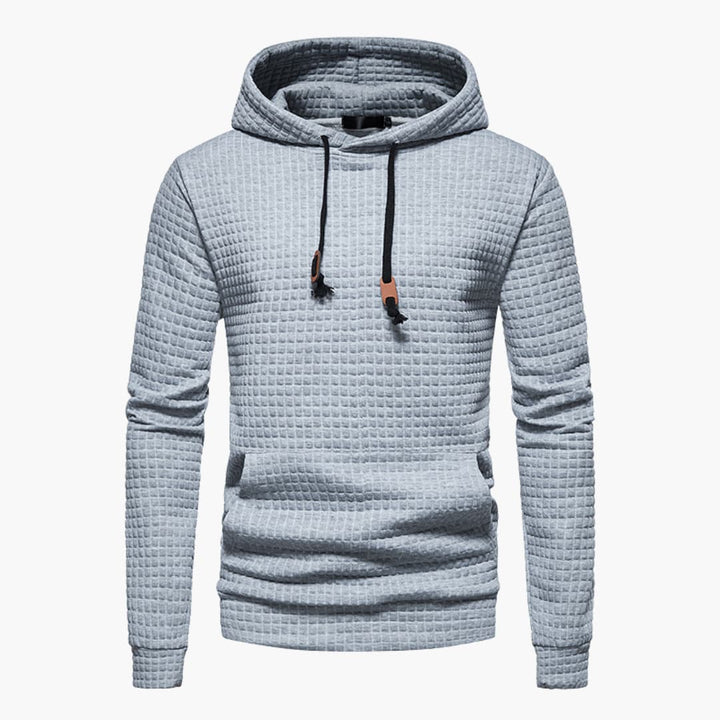 Women's Checked Hoodie with Cozy Hood