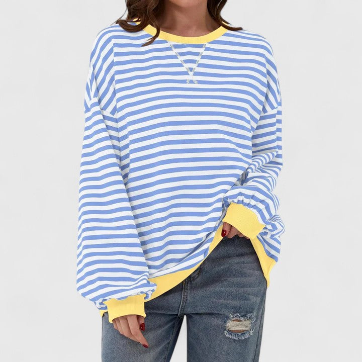 JULIA - RELAXED STRIPES SWEATSHIRT