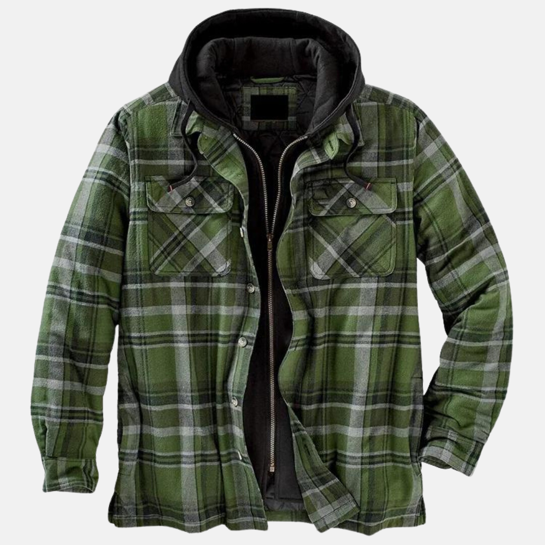 Rhett | Robust Checked Hoodie Jacket