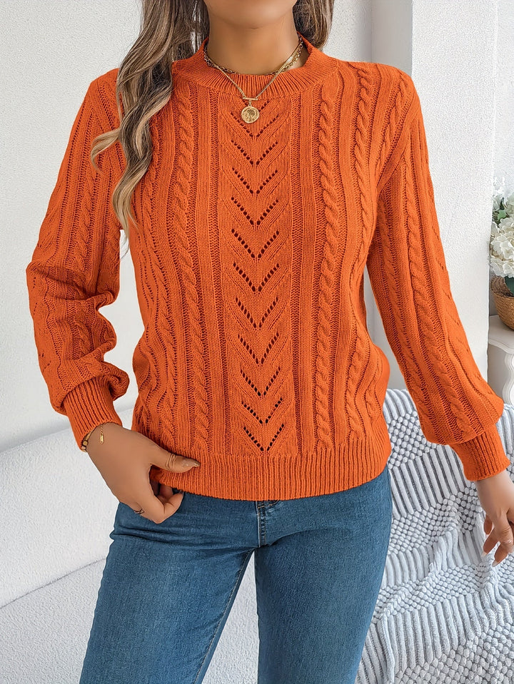 Blythe | Cable Knit Textured Sweater