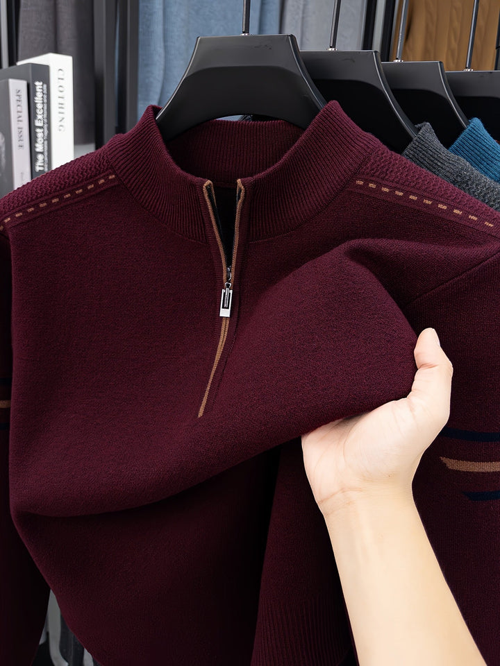 Daniel | Half-Zip Knitted Sweater