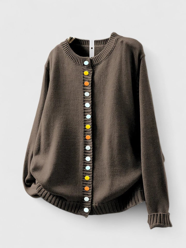 DAISY – PLAYFUL BUTTON CARDIGAN