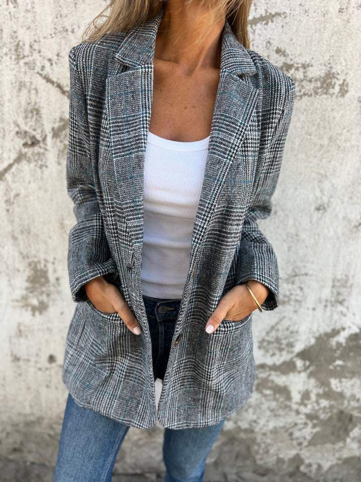 DANIELA – TIMELESS CHECKED BLAZER
