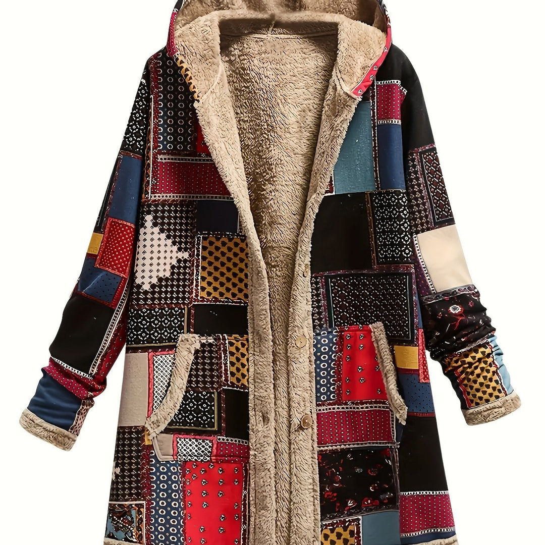 CYBELE – COZY PATCHWORK CAPE