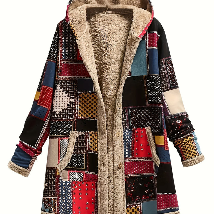 CYBELE – COZY PATCHWORK CAPE
