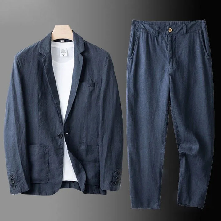 Rowan | Men's Two-Piece Suit with Lapels and Pockets