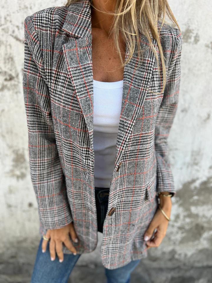 DANIELA – TIMELESS CHECKED BLAZER