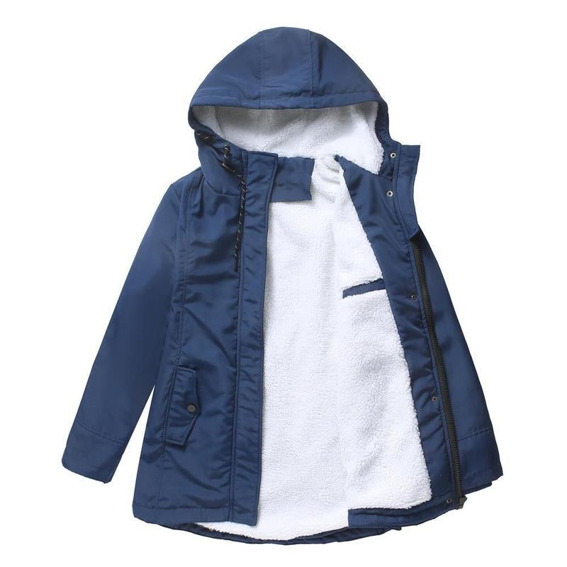 AMINA - Insulated winter coat with hood and quilted lining for ultimate warmth comfort