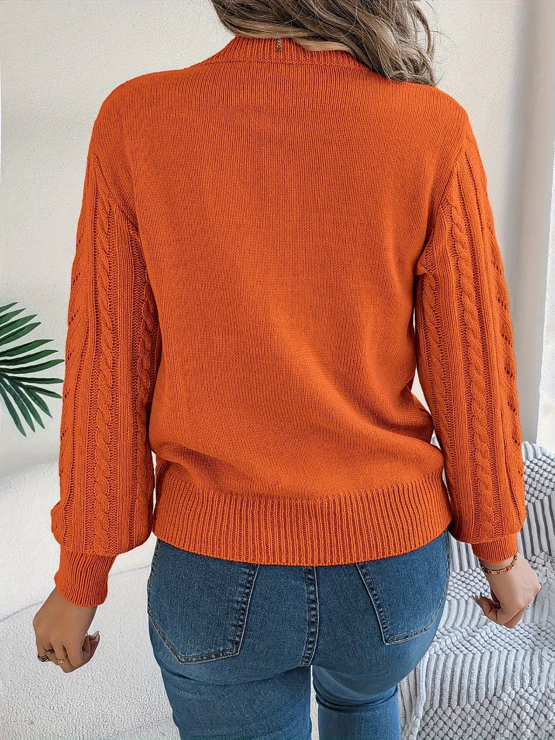 Blythe | Cable Knit Textured Sweater