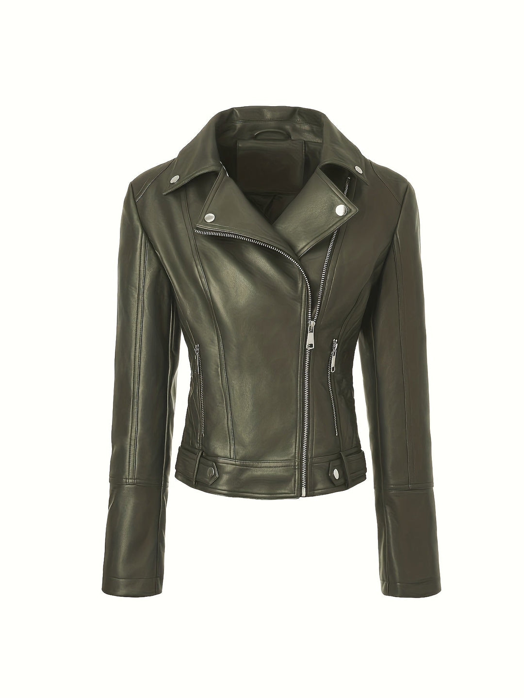 Mabel | Structured Zip-Front Moto Jacket