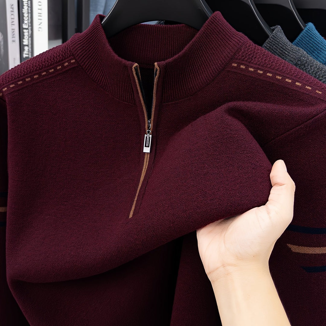 Daniel | Half-Zip Knitted Sweater