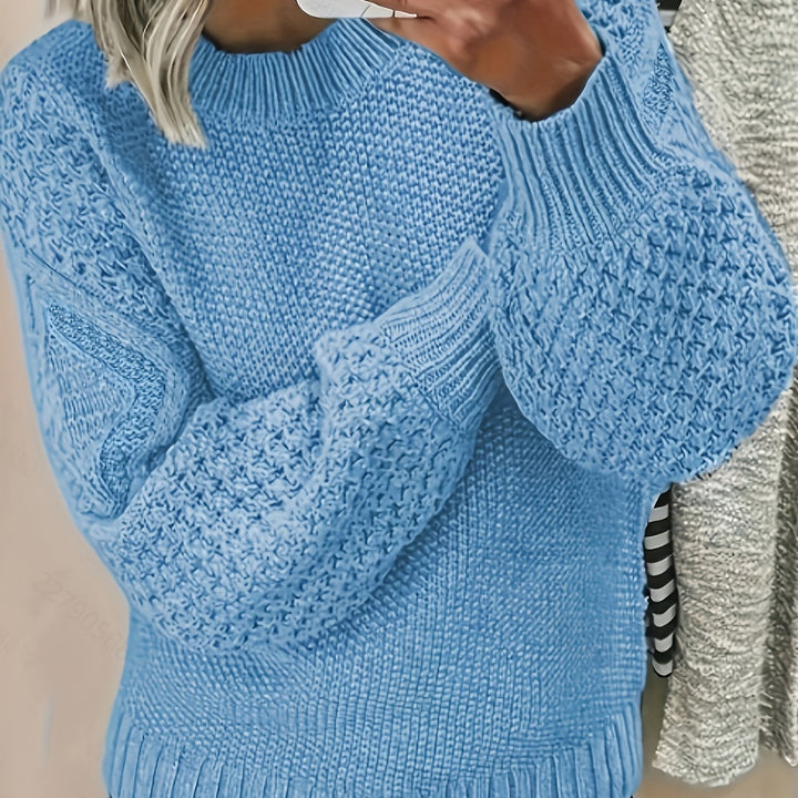 Bonnie | Cozy Lantern Sleeve Sweater