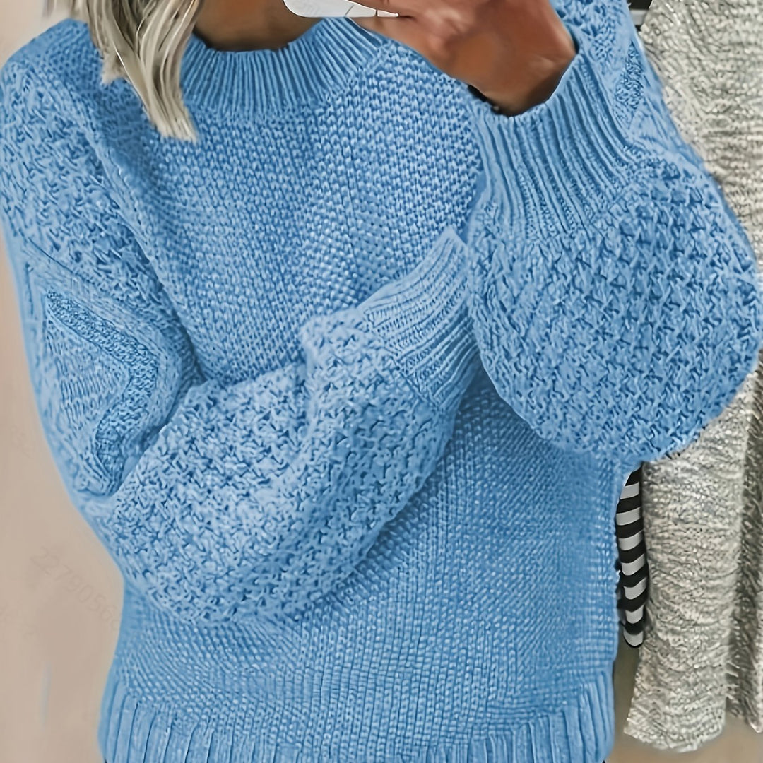 Bonnie | Cozy Lantern Sleeve Sweater