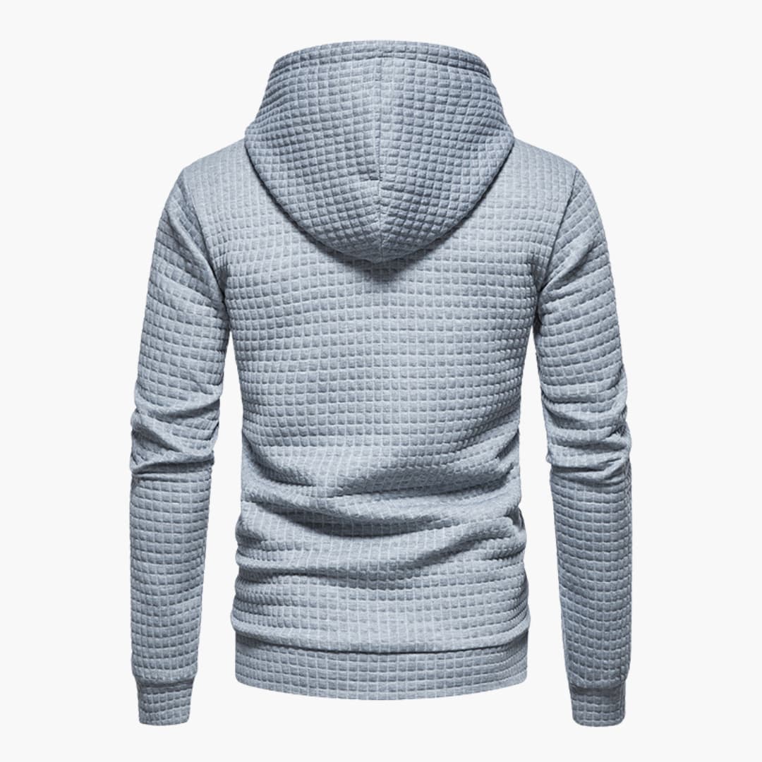Women's Checked Hoodie with Cozy Hood