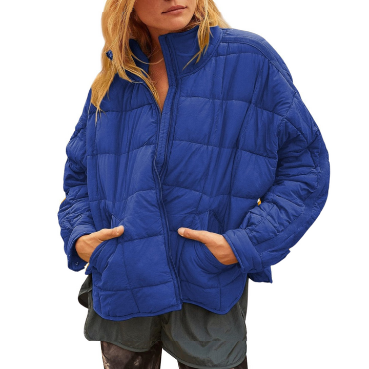 APRIL - Lightweight Compact Zip Puffer Jacket