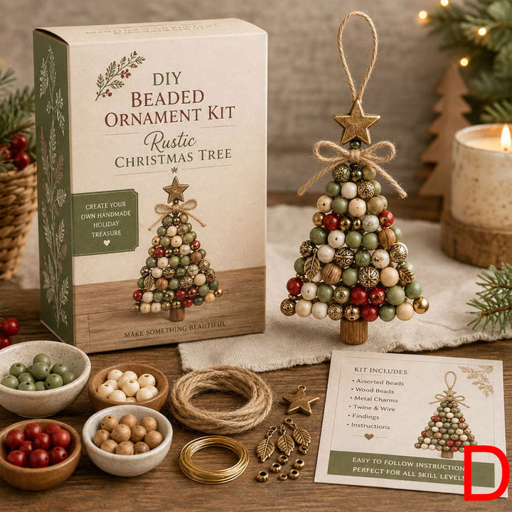 Samantha | Holiday Ornament Set with Tree and Snowflake
