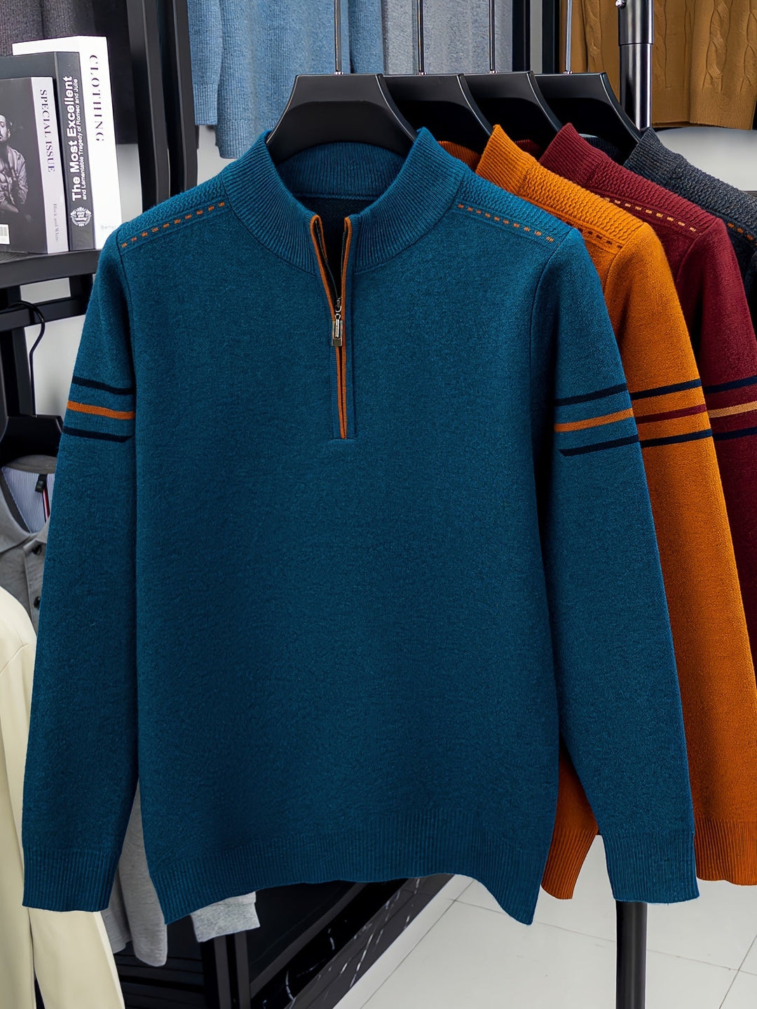 Daniel | Half-Zip Knitted Sweater