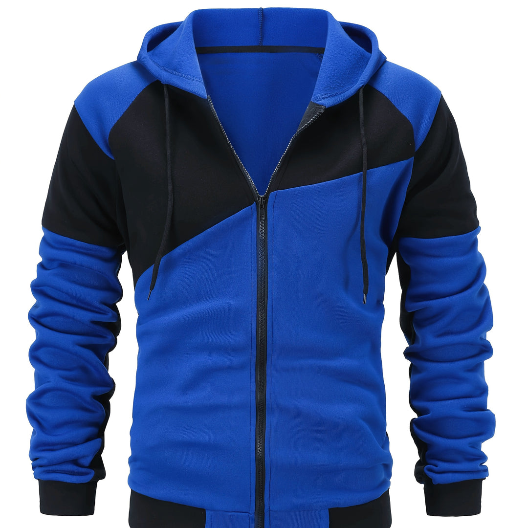 Bryce | Color Block Zip Hoodie Jacket