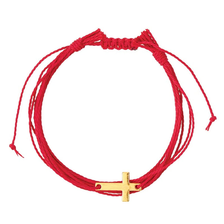 Sarah | Women's Bracelet with Cross and Knots
