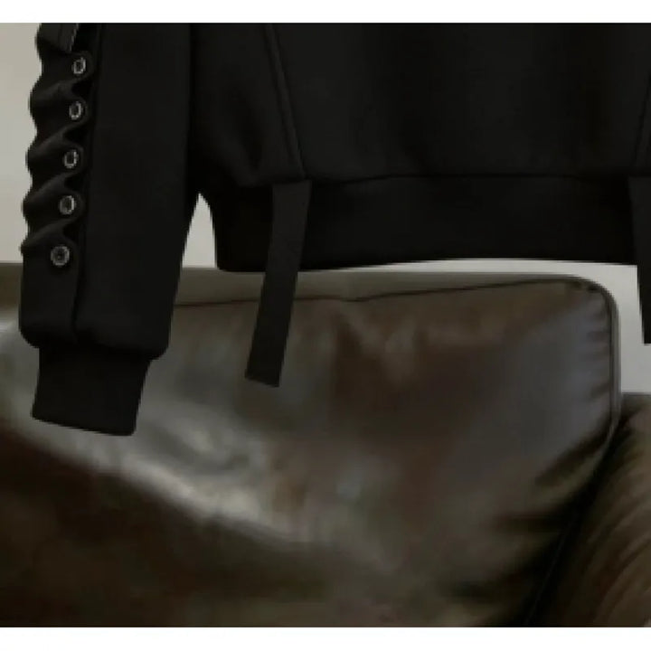 Restfield | Women's Sweatshirt with Sleeve Straps and Eyelets