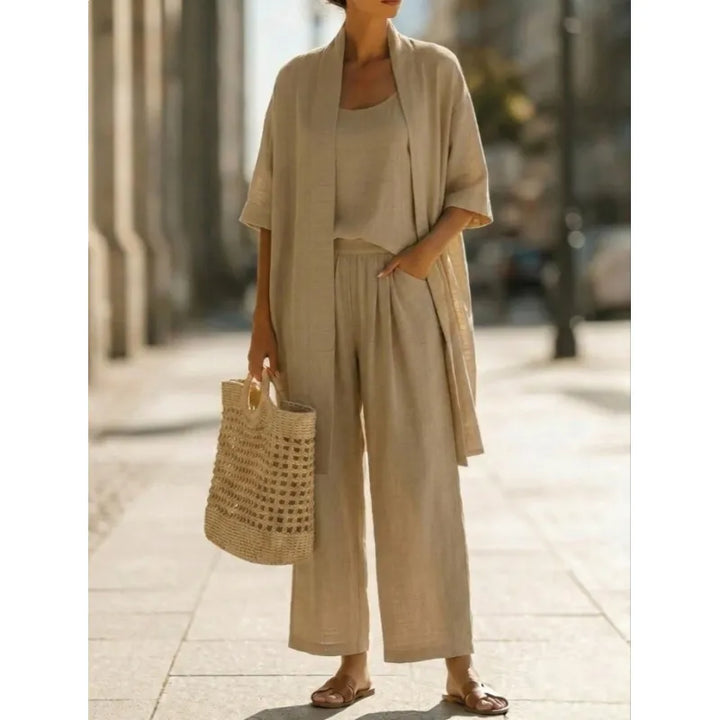 Piper | Women’s Three-Piece Set with Cardigan and Pants