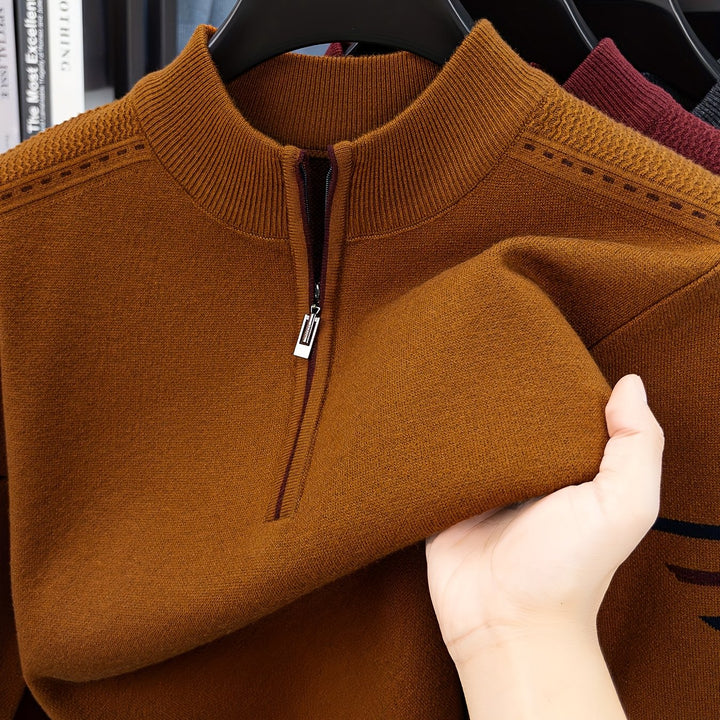 Daniel | Half-Zip Knitted Sweater