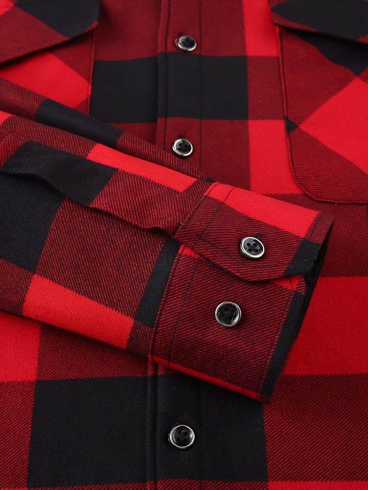 Desmond | Quilted Checkered Shirt Jacket