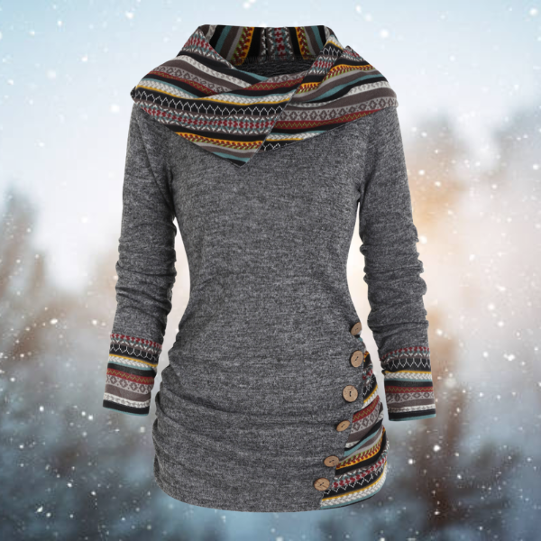 Franzi - Tribal Pattern Hoodie