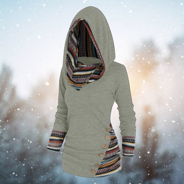Franzi - Tribal Pattern Hoodie