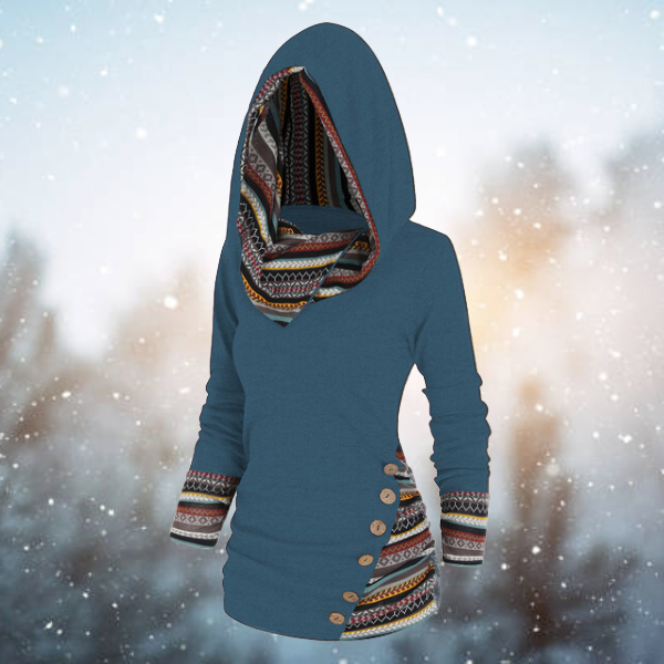 Franzi - Tribal Pattern Hoodie