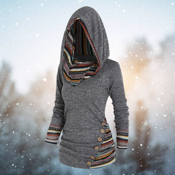 Franzi - Tribal Pattern Hoodie