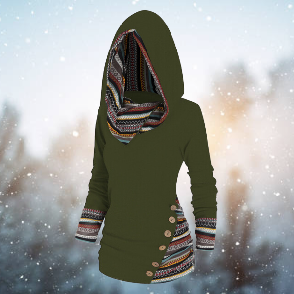 Franzi - Tribal Pattern Hoodie