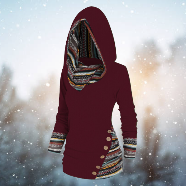 Franzi - Tribal Pattern Hoodie