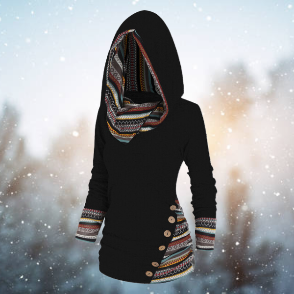 Franzi - Tribal Pattern Hoodie