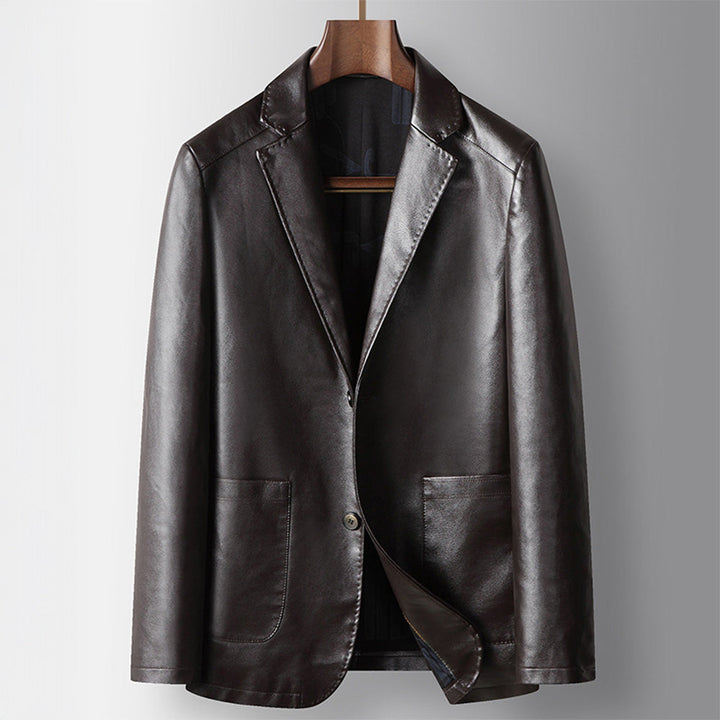 The Executive Leather Blazer