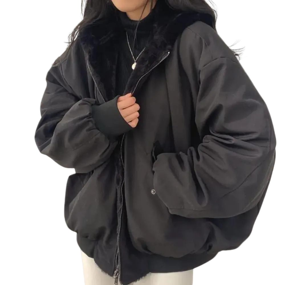 Caitlin | Women's Winter Coat with Hood and Pockets