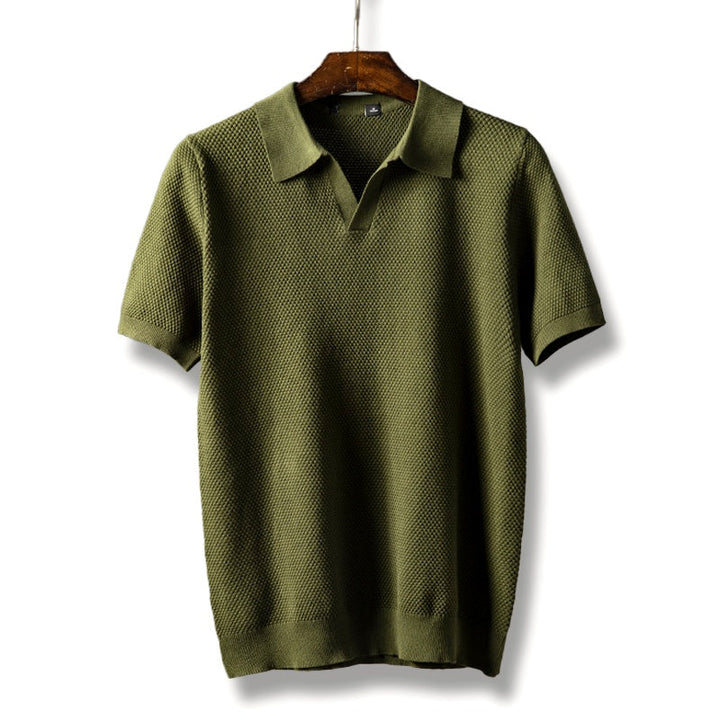 Emilio Luxe Peruvian Cotton Polo Shirt