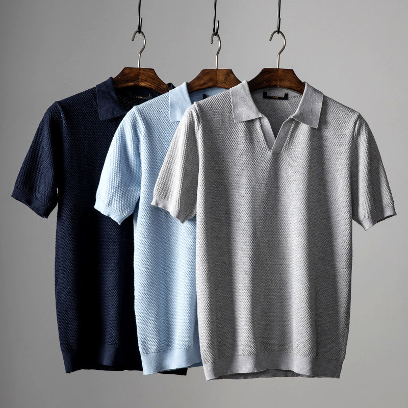 Emilio Luxe Peruvian Cotton Polo Shirt